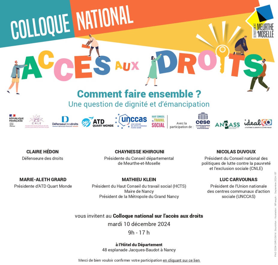 Colloque national sur l'accès aux droits 