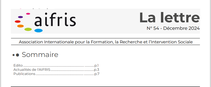 Lettre déc 2024 - AIFRIS