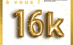 16 000 abonnés !